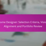 Home Designer: Selection Criteria, Vision Alignment and Portfolio Review