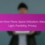 Open Floor Plans: Space Utilization, Natural Light, Flexibility, Privacy