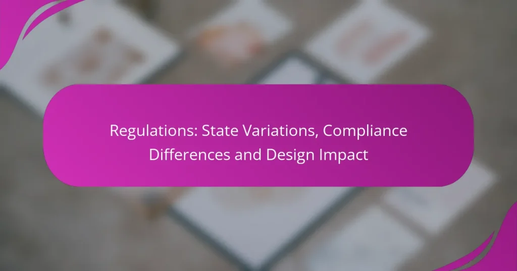 Regulations: State Variations, Compliance Differences and Design Impact